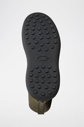 Bottines en cuir - Kaki