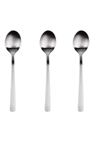 3 colheres em aço inoxidável