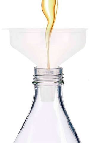 2 doseadores de aço inoxidável e funil