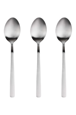 6 colheres em aço inoxidável