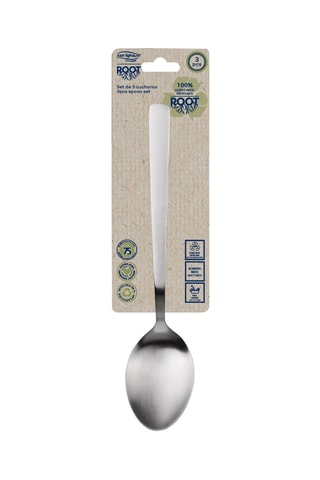 6 colheres em aço inoxidável