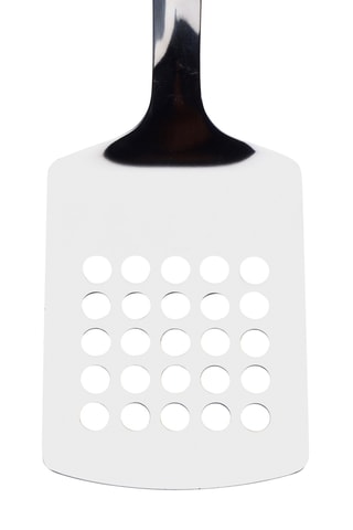 Espátula perfurada em aço inoxidável - 36 x 7.2 cm