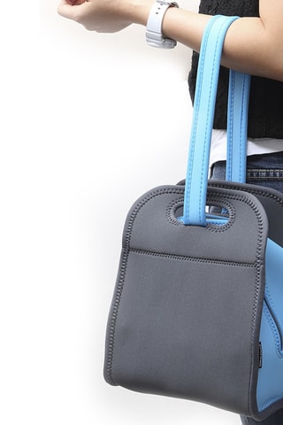 Lancheira isotérmica - Azul-celeste