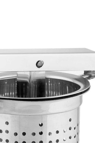 Picador de puré manual em aço inoxidável - 10 x 25 cm