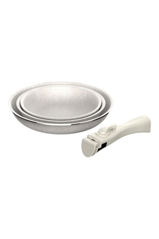 3 frigideiras e 1 cabo amovível