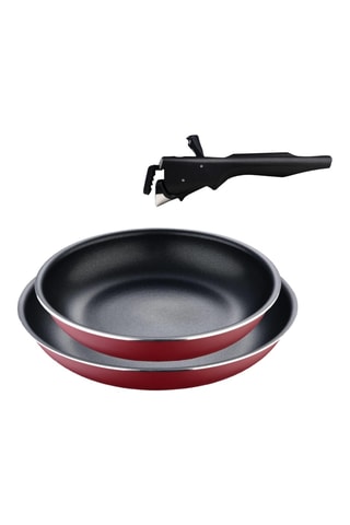 2 frigideiras e 1 cabo amovível - 22/26 cm