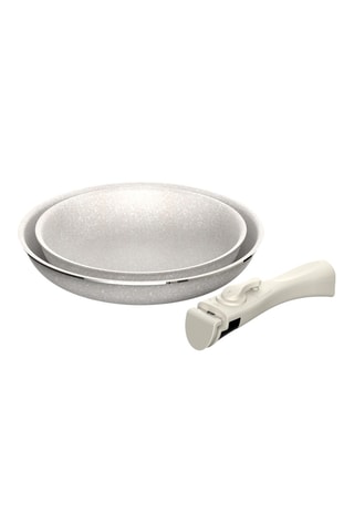 2 frigideiras e 1 cabo amovível