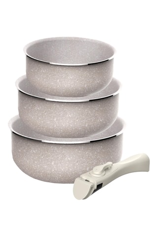 3 panelas e 1 cabo amovível