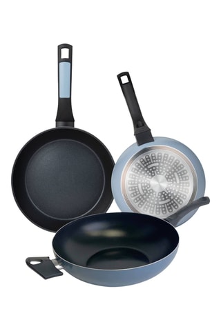 2 frigideiras e wok -