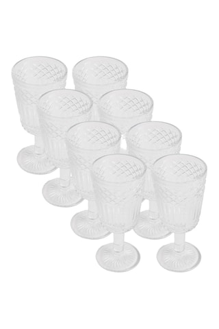 8 Kristallen Glazen - 30 cl