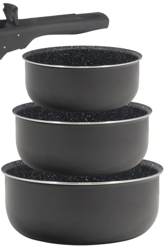 3 panelas e 1 cabo amovível - 16/18/20 cm