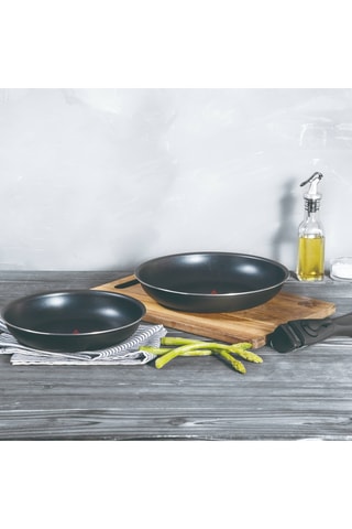 4 frigideiras e 2 cabos amovíveis - 22/24/26/28 cm