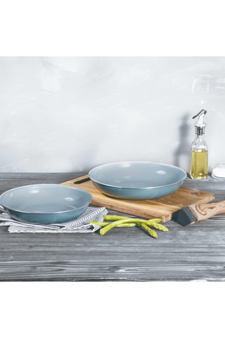 4 frigideiras e 2 cabos amovíveis - 22/24/26/28 cm