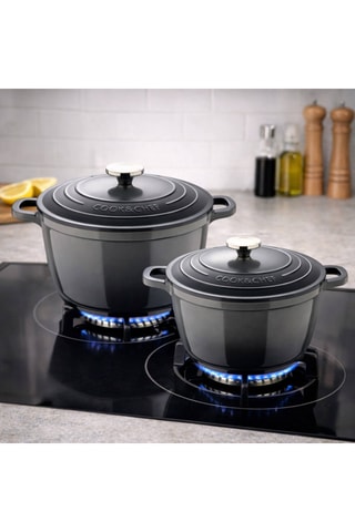 2 Stoofpannen - 2,5 en 4,4 l