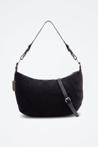 Leren Schoudertas Atessa - Zwart