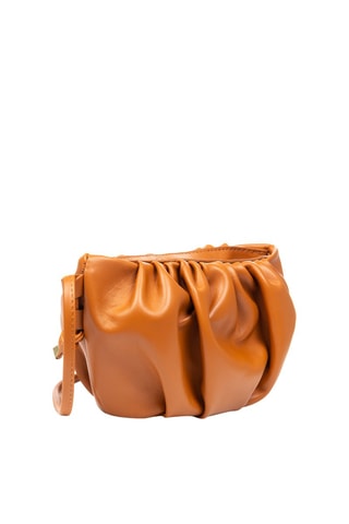 Schapenleren Schoudertas Camel