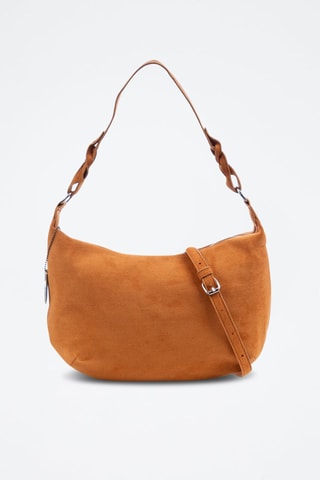 Nubuck Handtas Atessa - Oranje 