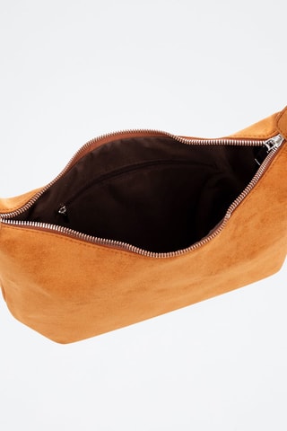 Nubuck Handtas Atessa - Oranje 