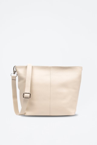 Sac bandoulière en cuir Apricale - Ecru