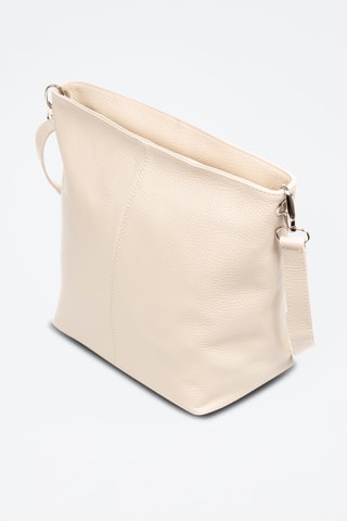 Sac bandoulière en cuir Apricale - Ecru