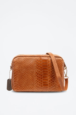 Sac bandoulière en cuir Degna - Marron