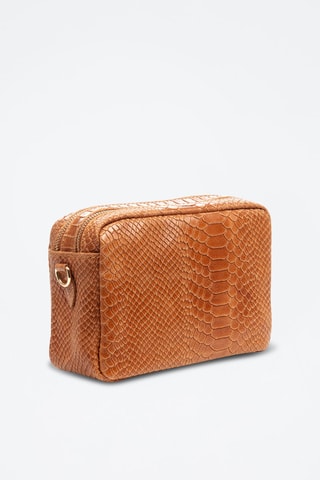 Sac bandoulière en cuir Degna - Marron