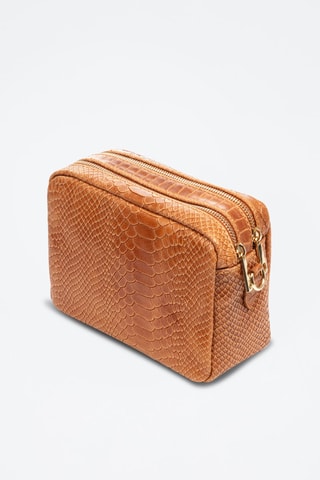 Sac bandoulière en cuir Degna - Marron