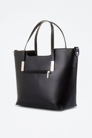 Cabas en cuir Filippa - Gris foncé