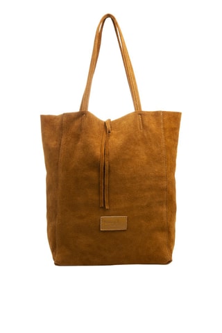 Cabas en nubuck Sefora - Camel 