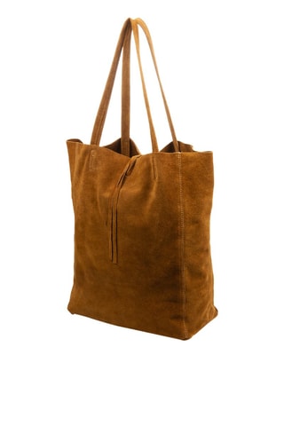 Cabas en nubuck Sefora - Camel 