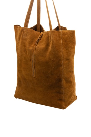 Cabas en nubuck Sefora - Camel 