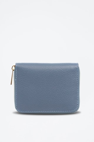 Leren Portefeuille - Indigoblauw