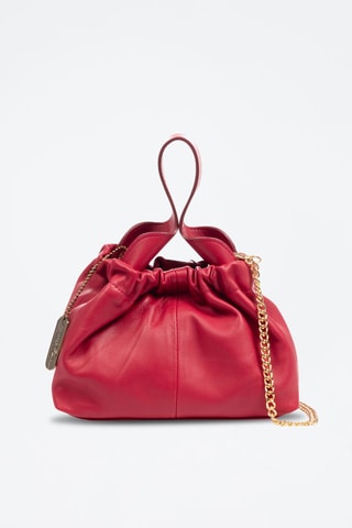 Geitenleren Handtas Arlino - Rood