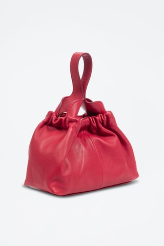 Geitenleren Handtas Arlino - Rood