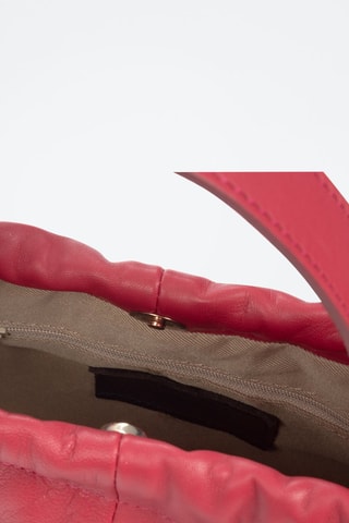 Geitenleren Handtas Arlino - Rood