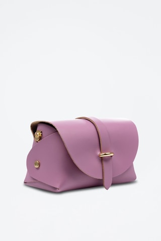 Sac bandoulière en cuir - 
Lilas