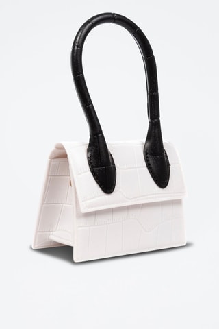 Handtas - Wit en Zwart - Libelulla