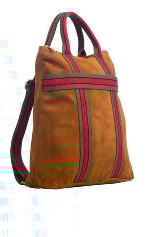 Nubuck Rugtas - Bruin