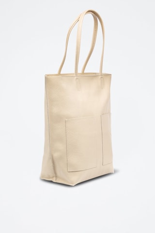 Leren Trendy Handtas Baranello - Beige