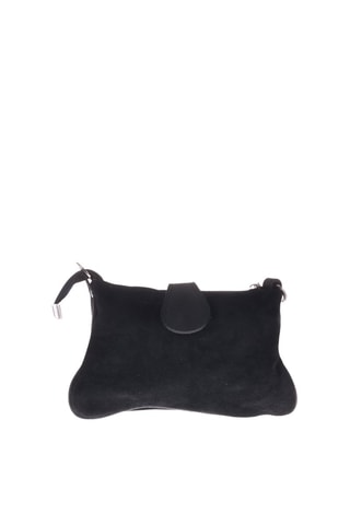 Leren Schoudertas Zwart