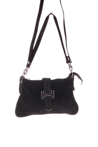 Leren Schoudertas Zwart