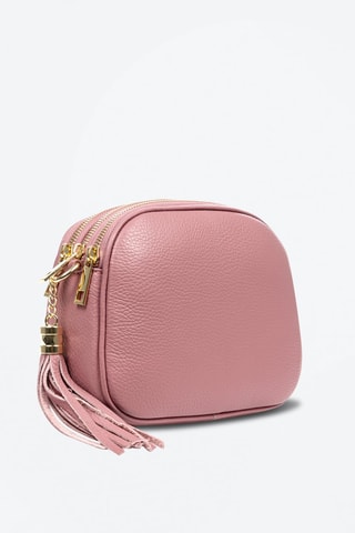 Sac bandoulière en cuir Aliminusa - Rose