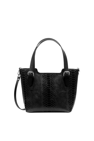 Cabas en cuir Noir - Firenze Artegiani