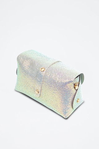 Leren Schoudertas - Rood goudkleurig