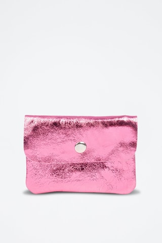 Leren Portemonnee - Roze