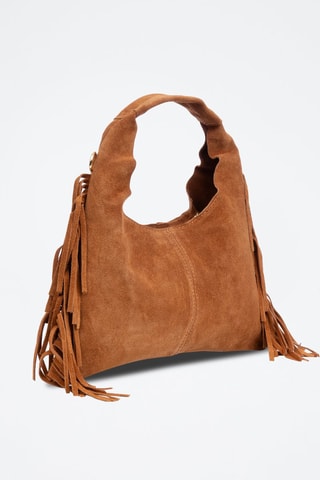 Nubuck Handtas - Camel