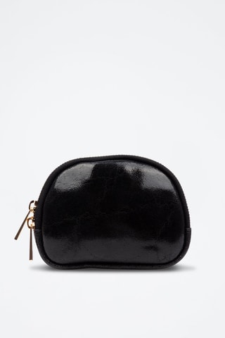 Nubuck Portemonnee - Zwart