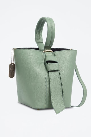 Leren Handtas Ayas - Mintgroen