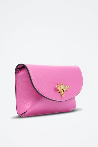 Sac bandoulière en cuir - Rose clair