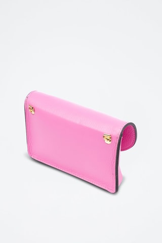 Sac bandoulière en cuir - Rose clair